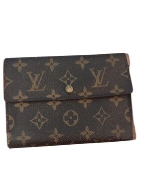 Louis Vuitton Pochette Passport Trifold Wallet Case Monogram